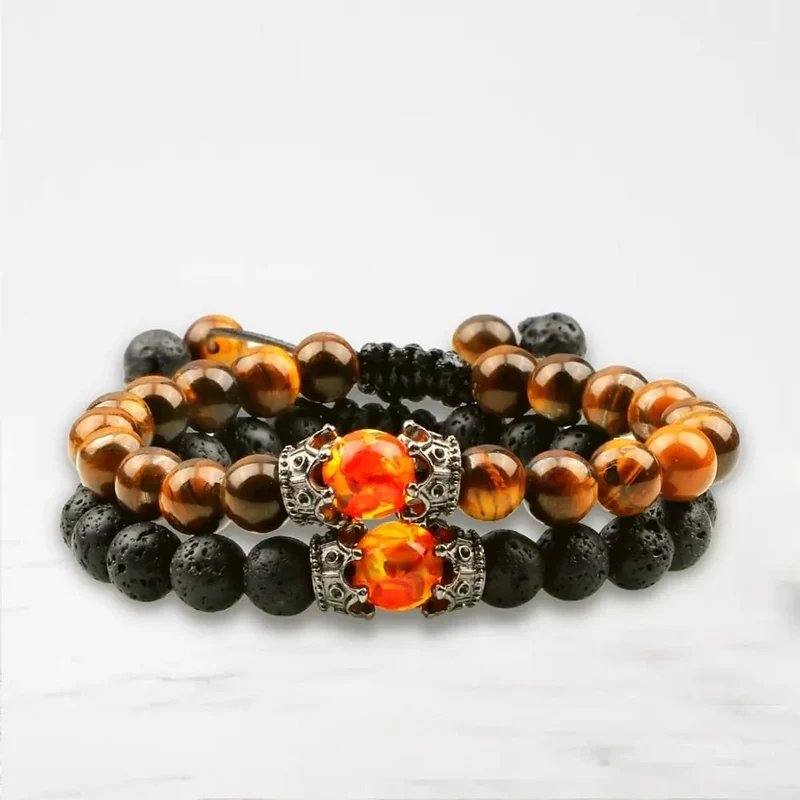 Bracelet Couple Oeil De Tigre