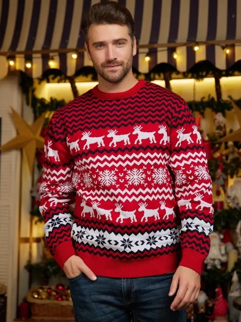 Pull Noel Couple Assorti