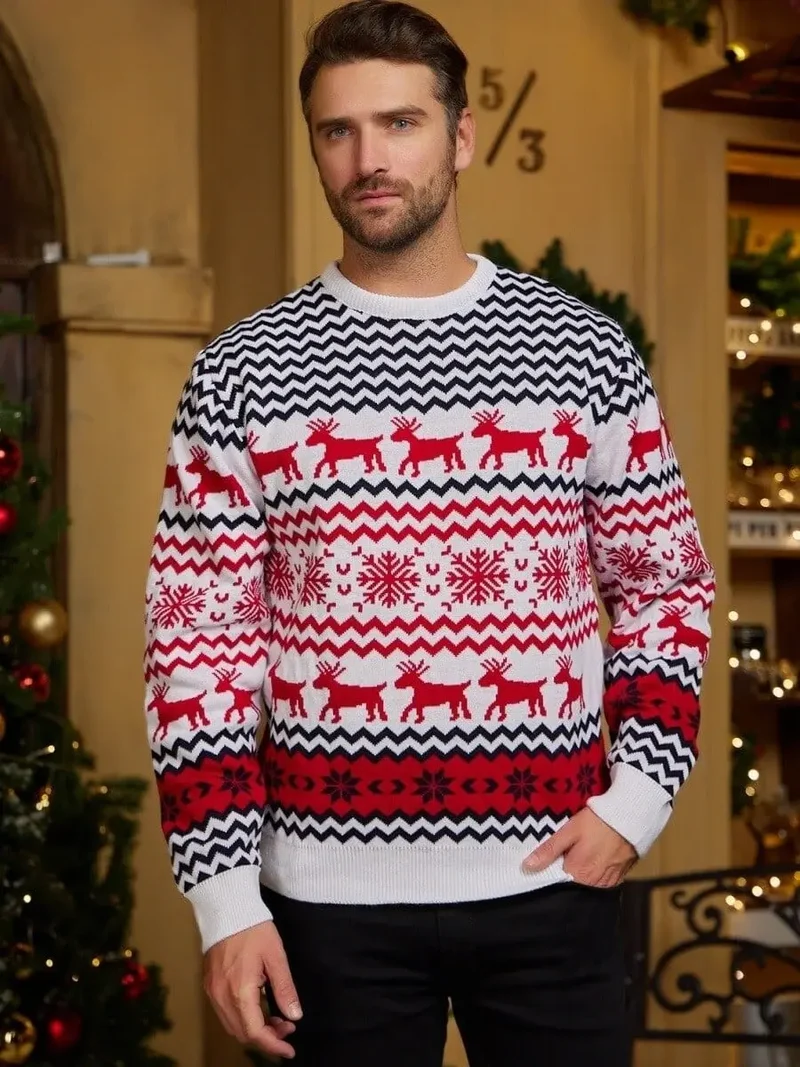 Pull Noel Couple Assorti