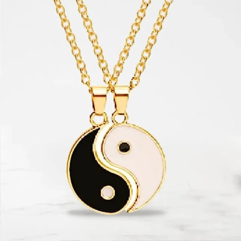 Collier Couple Yin Yang