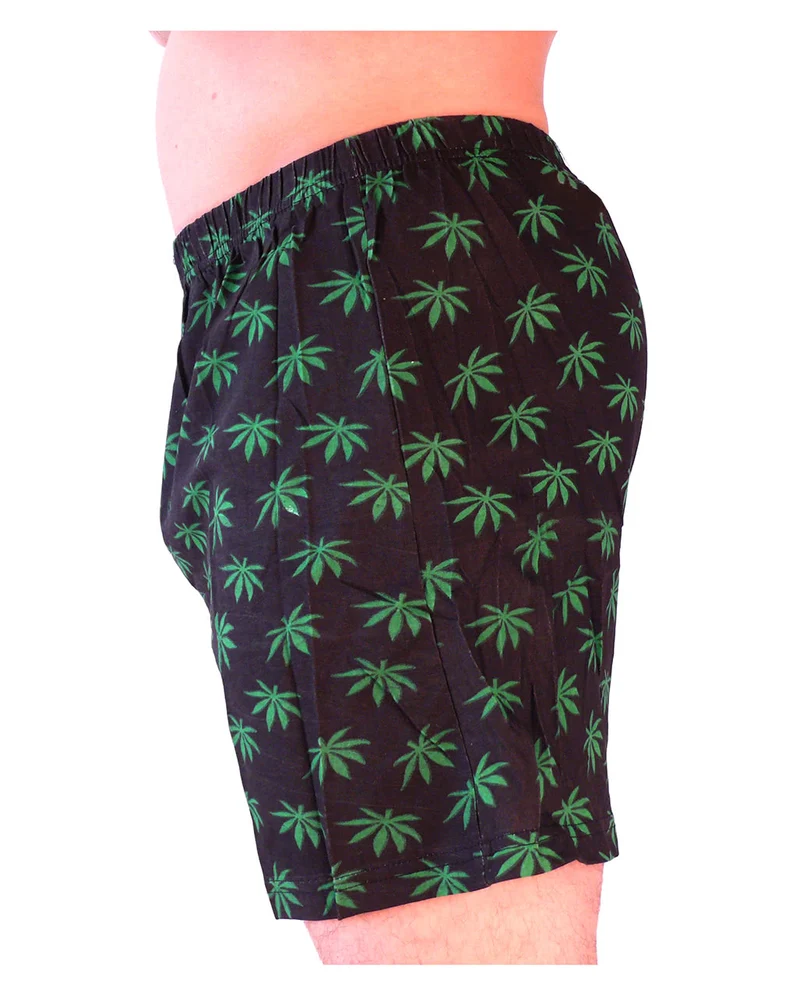 Boxershorts mit Hanfblatt