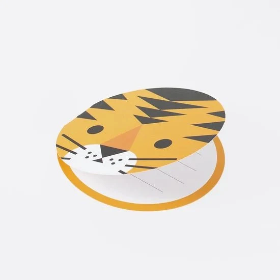 Einladungskarten Tiger 8 Stk.