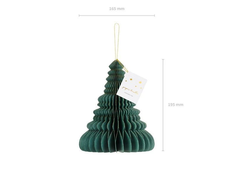 Papierwaben-Ornament Weihnachtsbaum 20cm