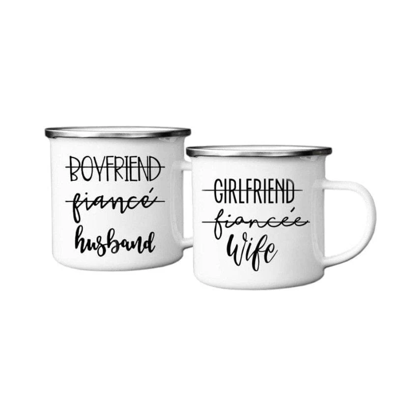 Tasse Verheirateter Mann Und Frau