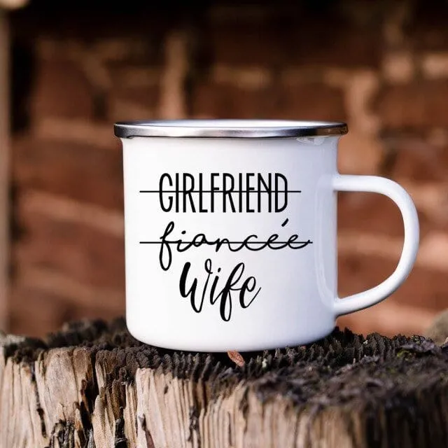 Tasse Verheirateter Mann Und Frau