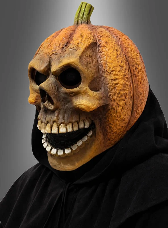 Kürbis Maske lachend aus Latex