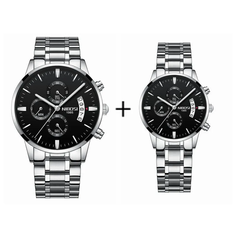 Uhr Hochzeit (2er-Set)