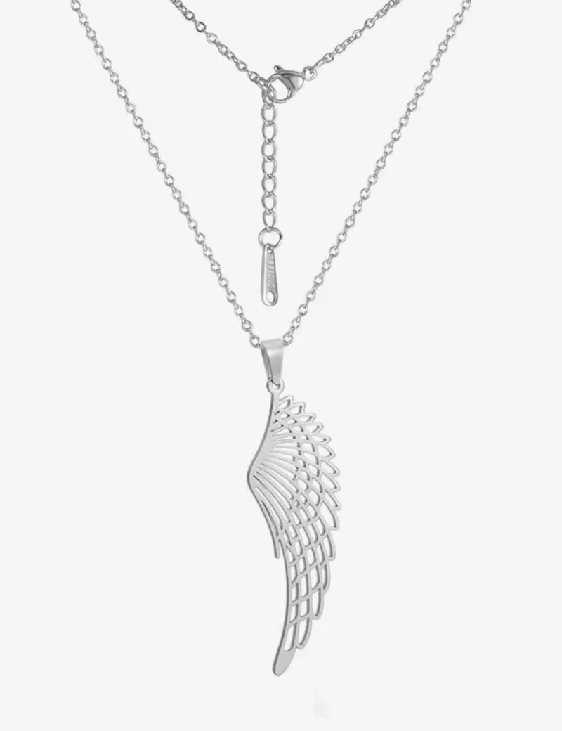 Collier De Couple Aile d'Ange (En Duo)
