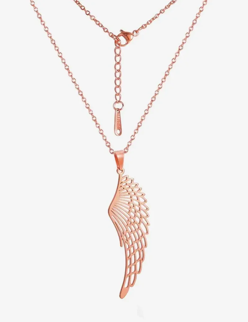 Collier De Couple Aile d'Ange (En Duo)