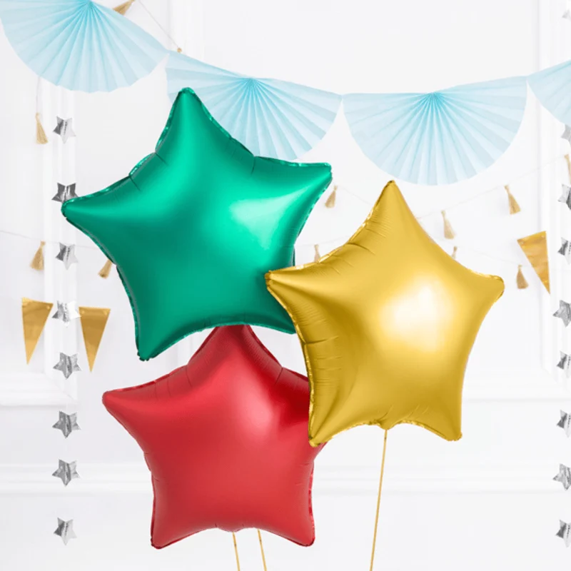 Stern-Folienballon Gold Satin