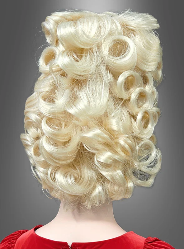 Premium Hochsteckfrisur Perücke Barock blond