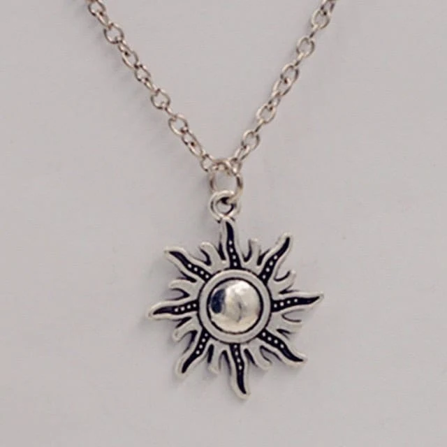 Sonne Und Mond Halskette Freundschaft