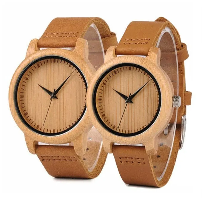 Partneruhr Holz