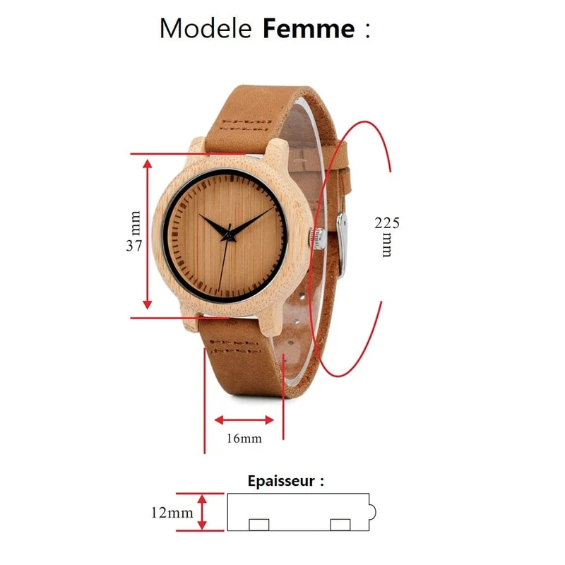 Partneruhr Holz