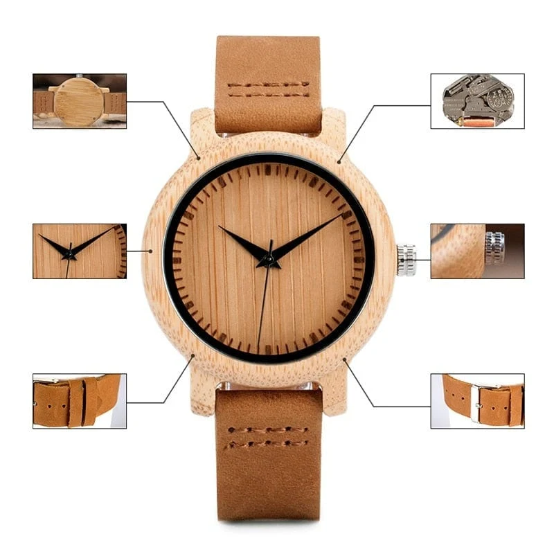 Partneruhr Holz