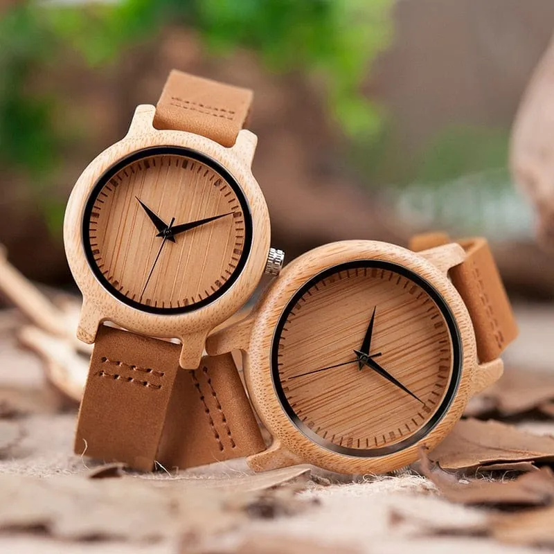 Partneruhr Holz