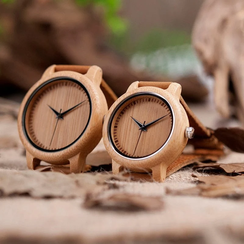 Partneruhr Holz