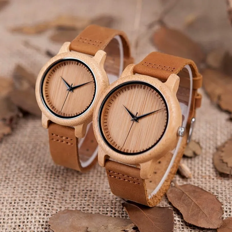 Partneruhr Holz