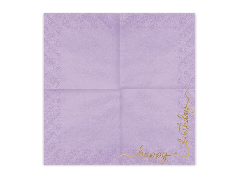 Servietten "Happy Birthday" Bunt 12 Stk.