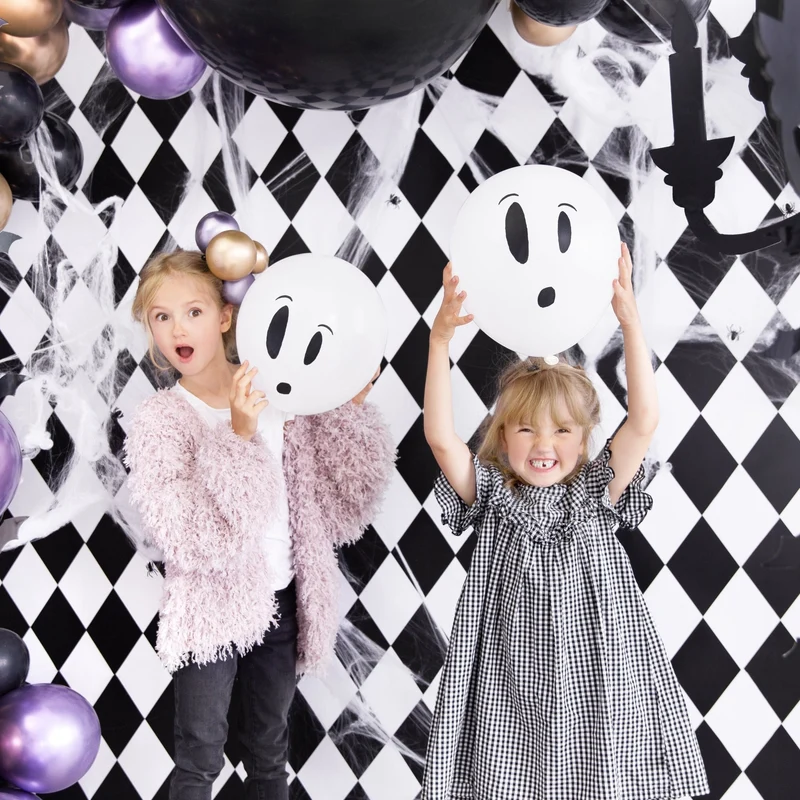 Luftballons Halloween Glow in the Dark 3Stk.