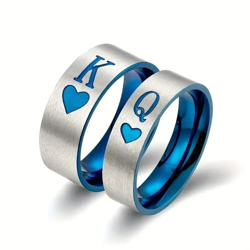 Ringe König Königin - K & Q