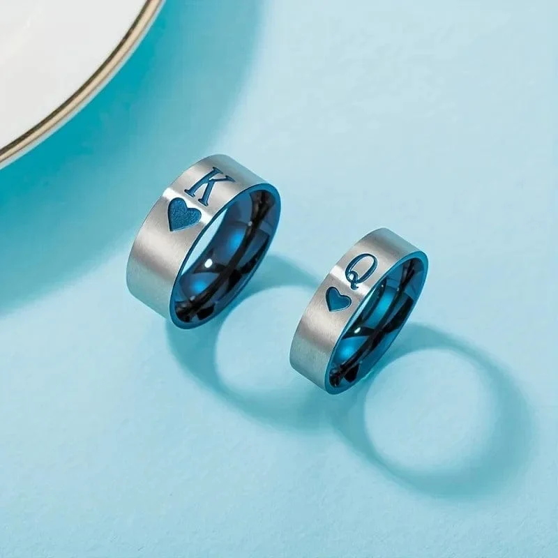Ringe König Königin - K & Q