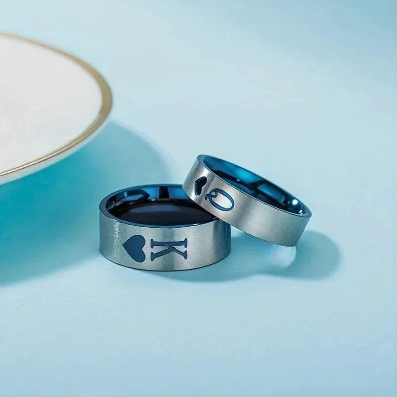 Ringe König Königin - K & Q