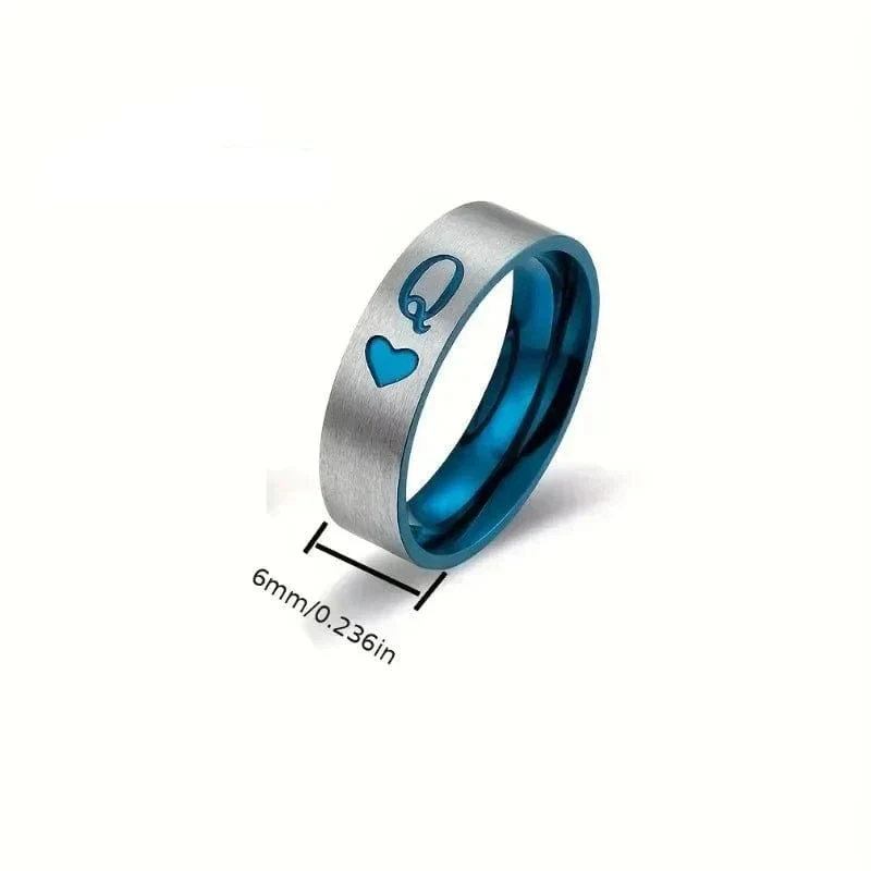 Ringe König Königin - K & Q