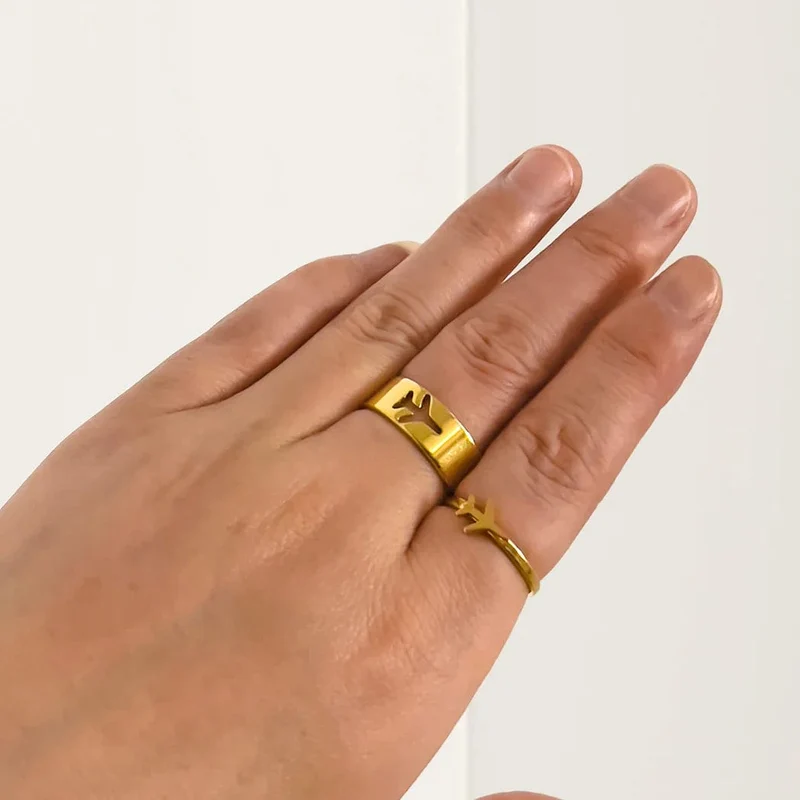 Ring Mit Flugzeug