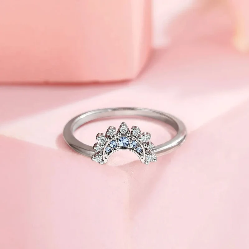 Ring Mond Und Sonne Gold Silber