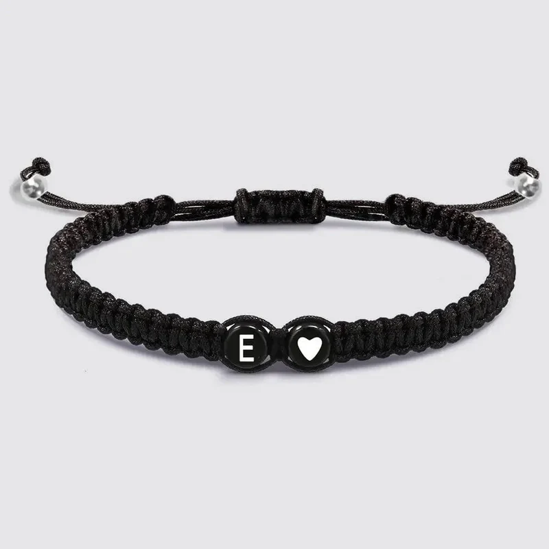 Bracelet Couple Lettre au choix