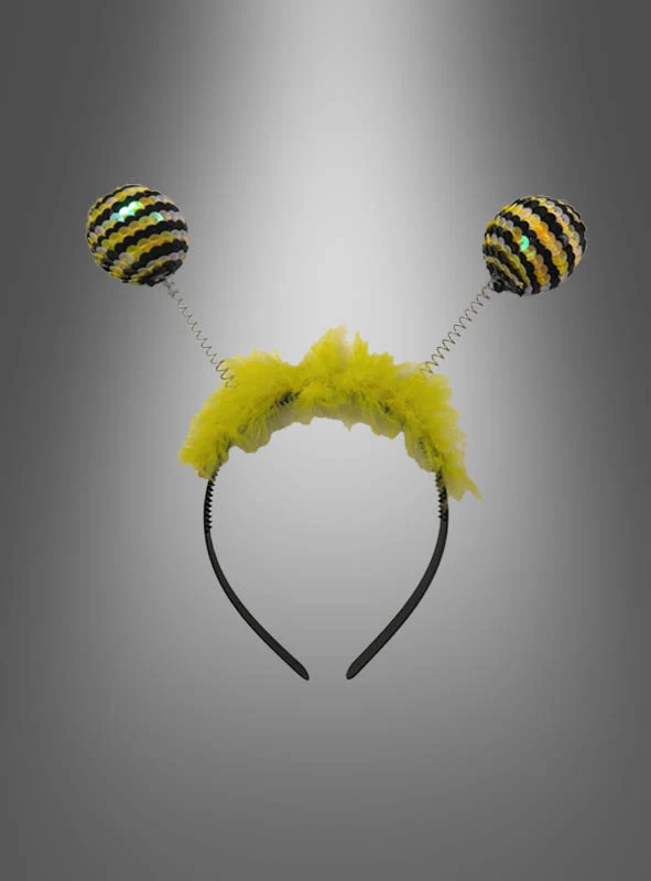 Bienen Fühler Haarreif Glitzer