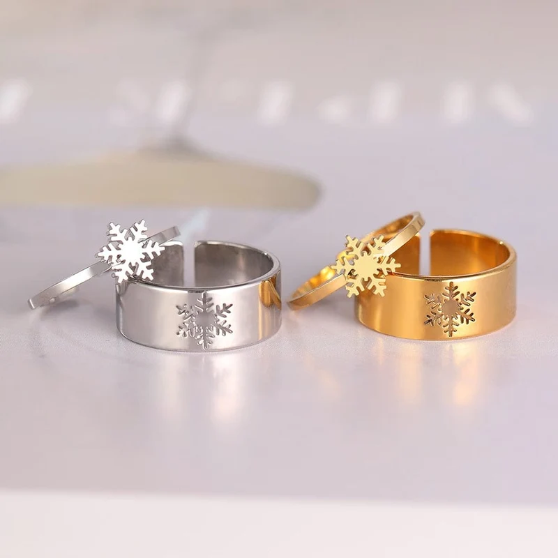 Ring Mit Schneeflocke