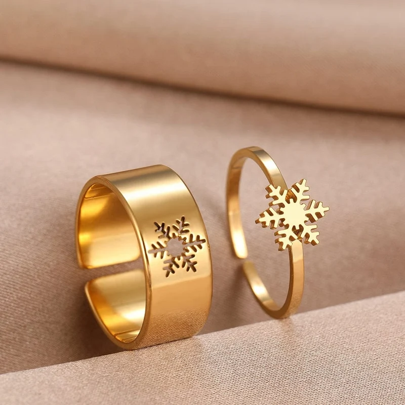 Ring Mit Schneeflocke