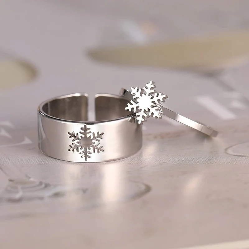 Ring Mit Schneeflocke