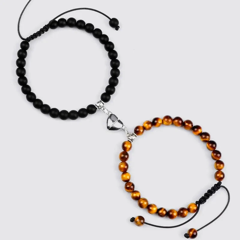 Bracelet Couple Distance Aimanté