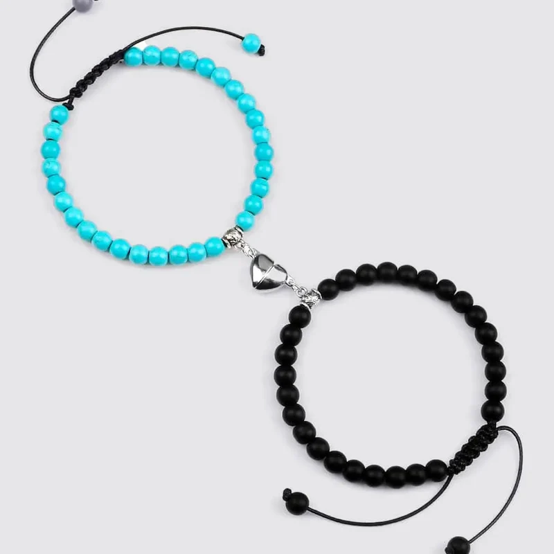 Bracelet Couple Distance Aimanté
