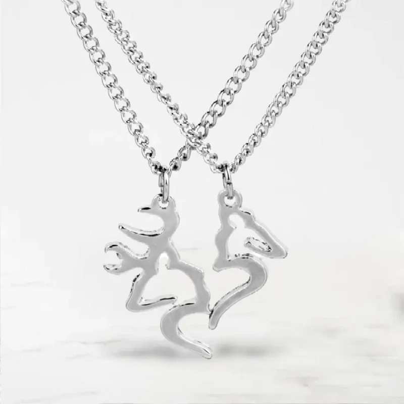 Collier Couple Cerf