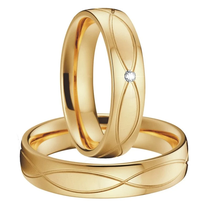 Verlobungsring Gravur Infini