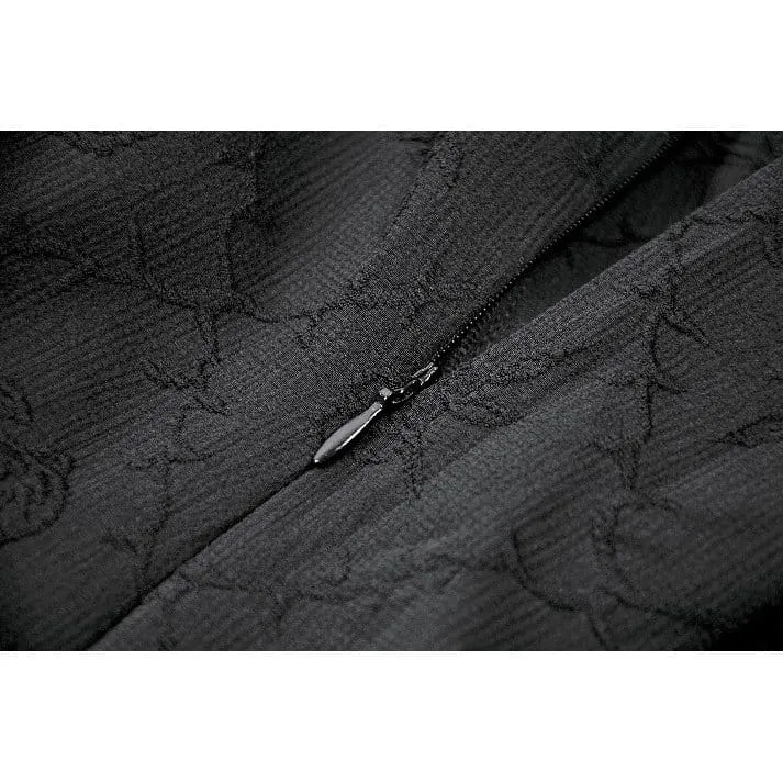Gothic-Damenkleid mit mehreren Lagen, Rüschen und Cut-outs, Neckholder