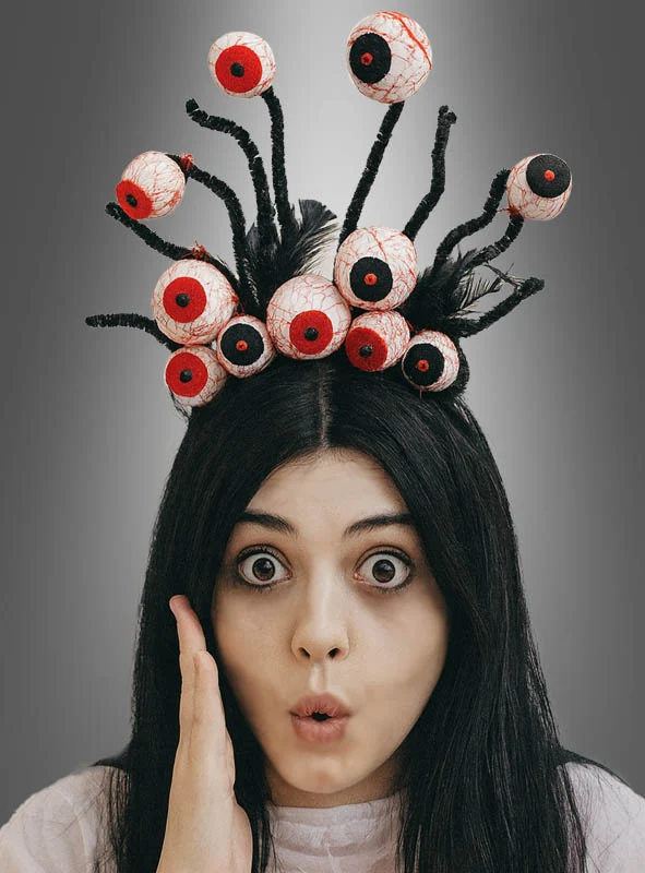 Gruseliger Horror Augen Haarreif Halloween