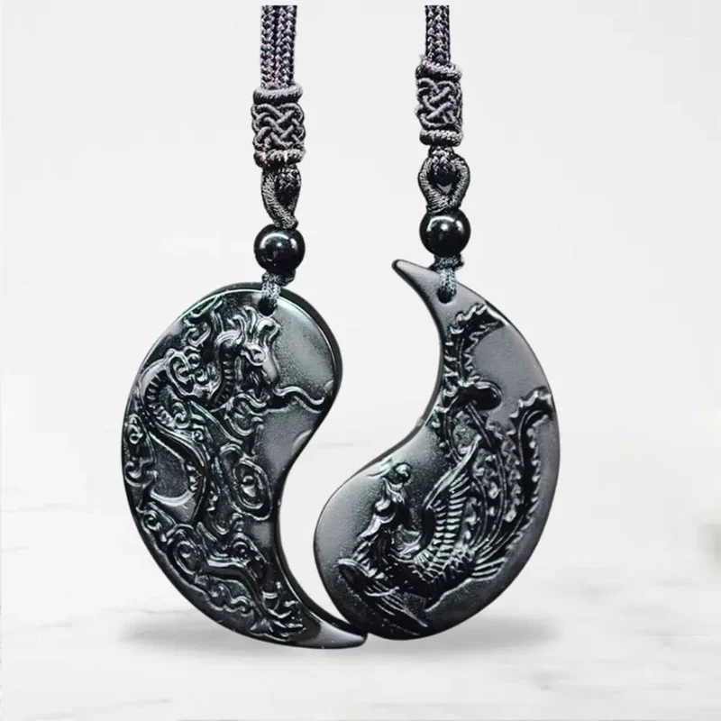 Collier Couple Yin Yang (Séparable)