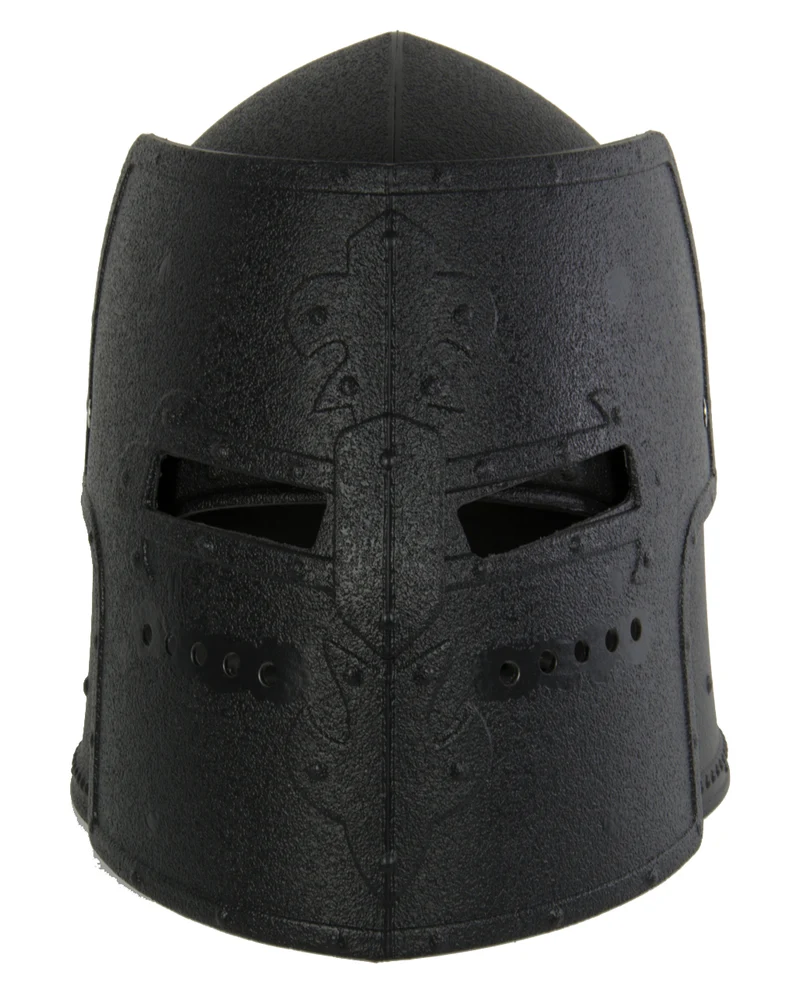 Dunkler Ritterhelm für Kinder