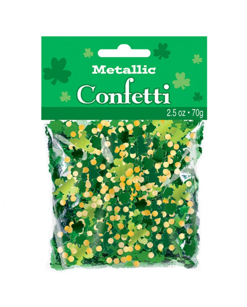 St. Patricks Day Kleeblatt Konfetti