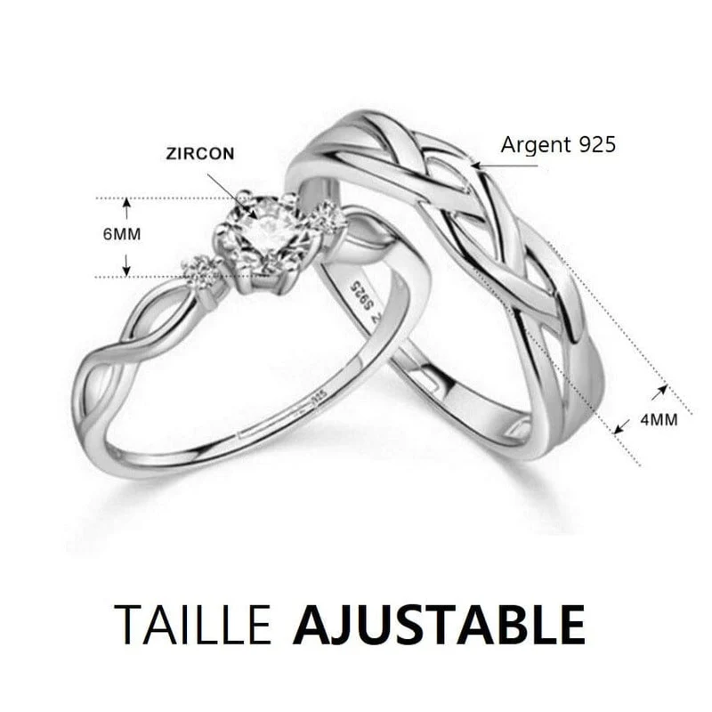 Partnerring Umarmt