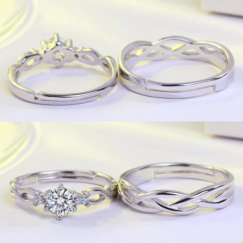 Partnerring Umarmt