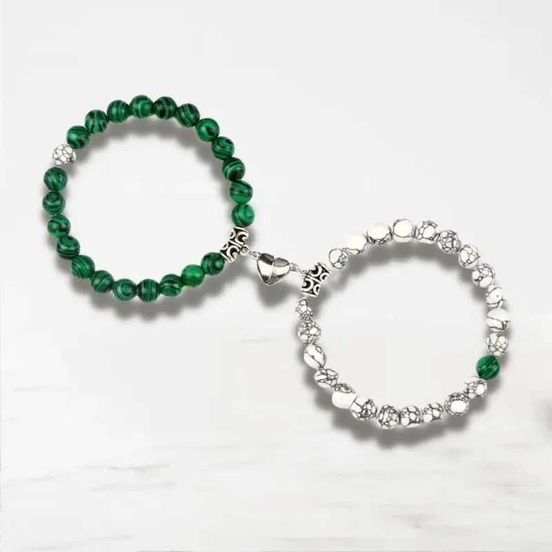 Bracelet Couple Aimanté Coeur