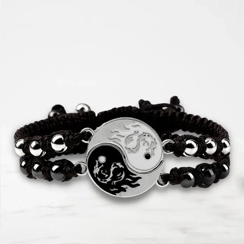 Bracelet Couple Yin Yang