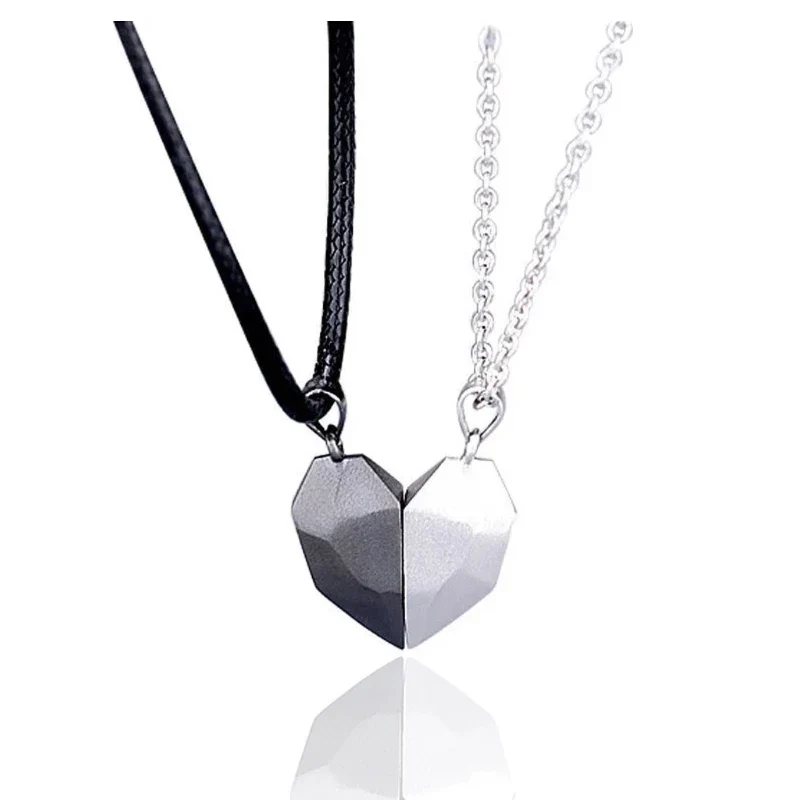 2 Piece Necklace For Couples