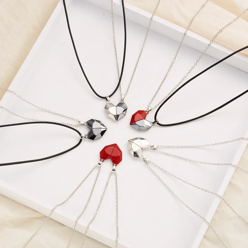2 Piece Necklace For Couples
